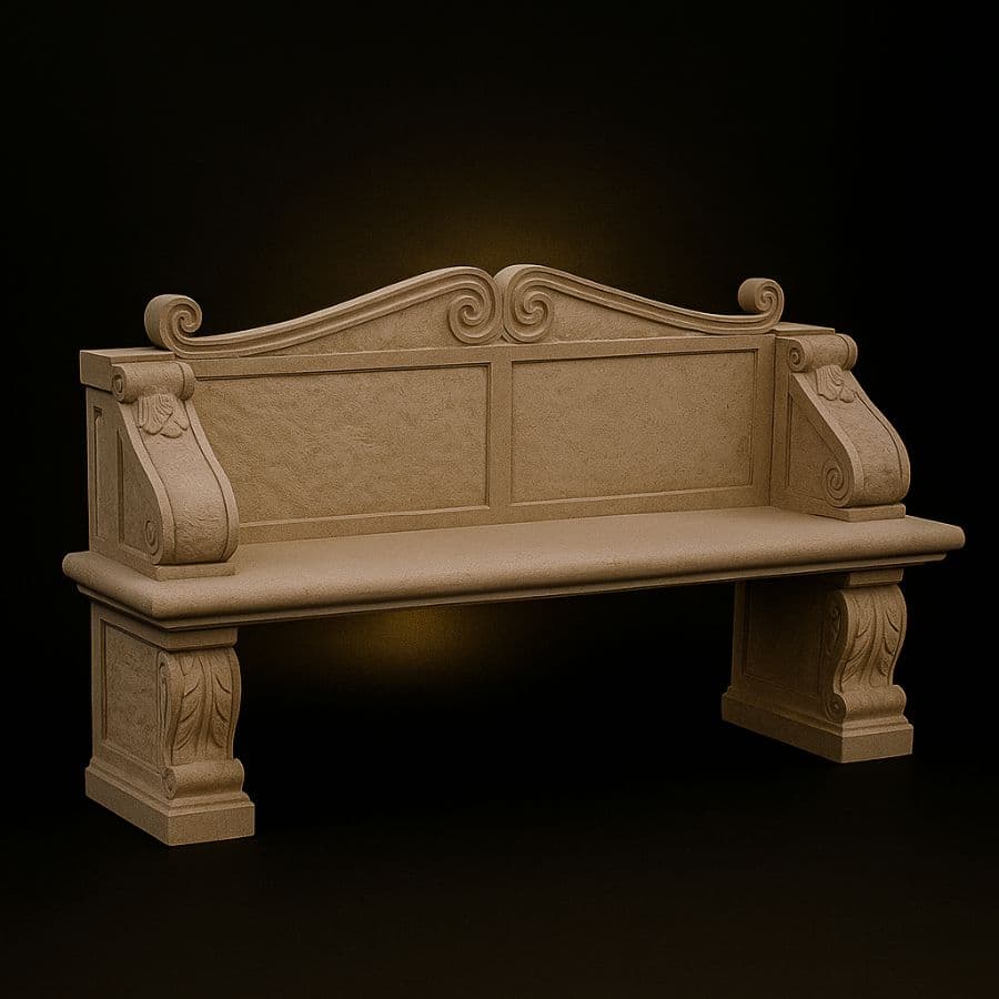 Banca ornamental — Cantera beige