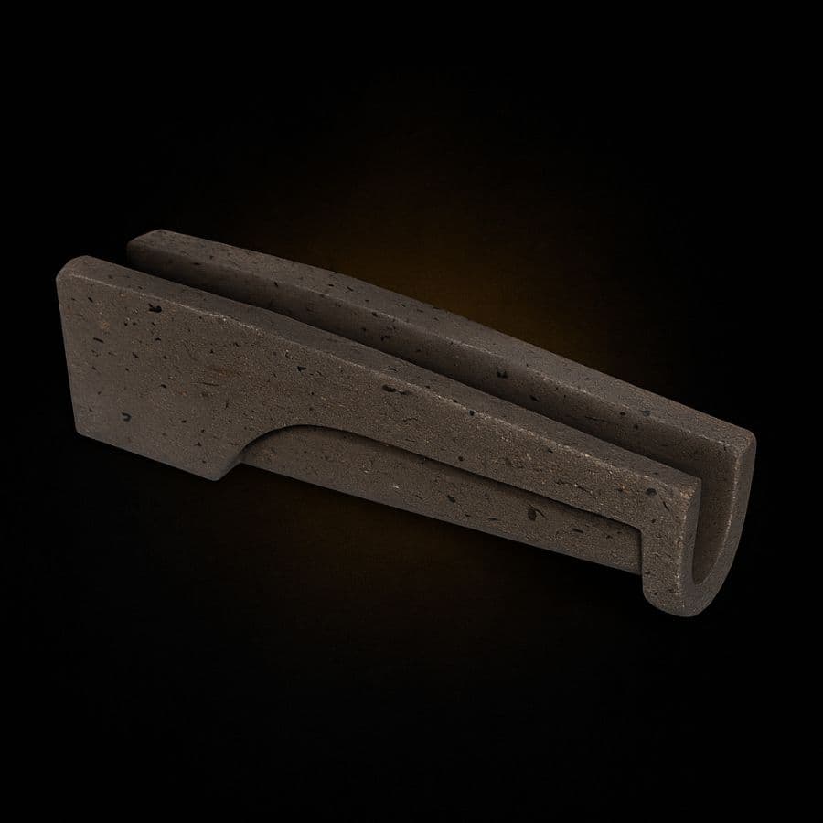 Canaleta de cantera gris