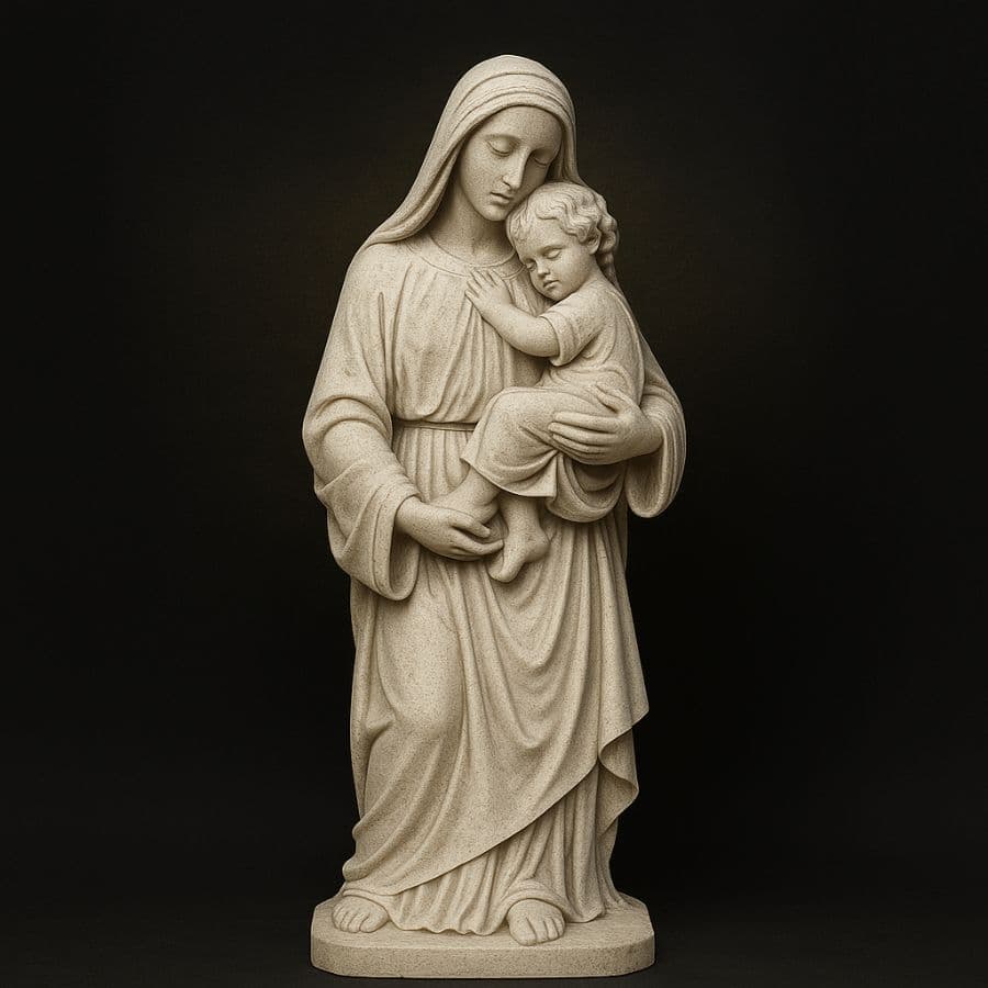 La Piedad en cantera blanca