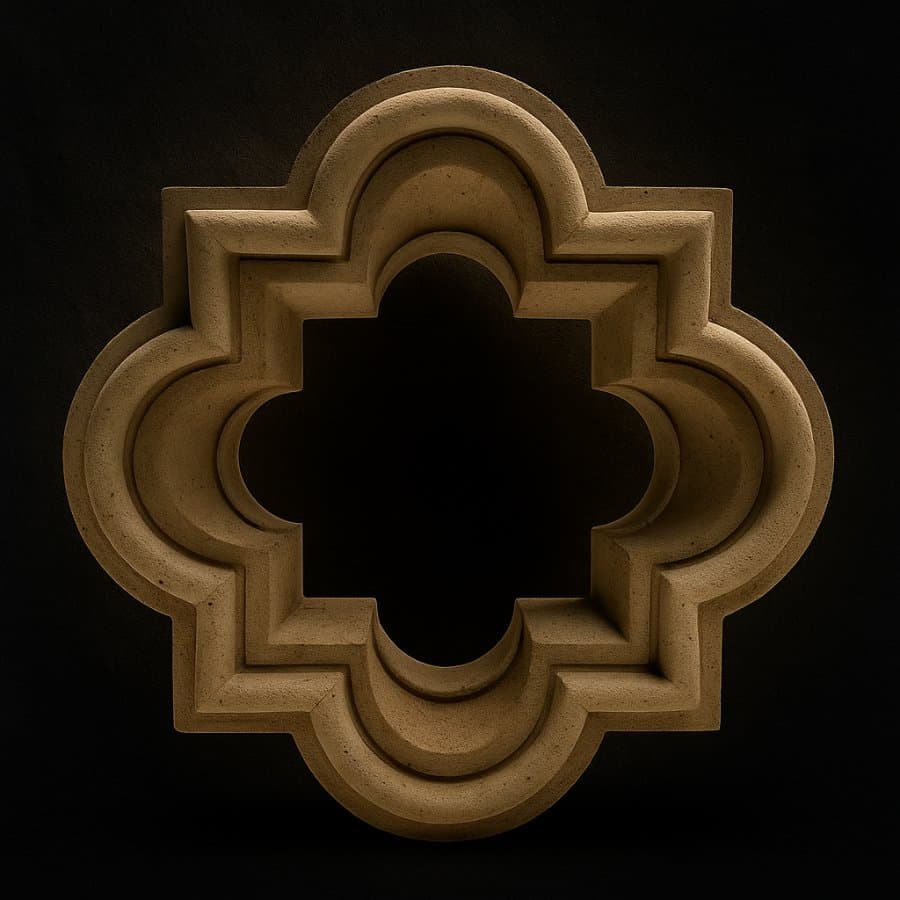 Ojival gótico — Cantera beige