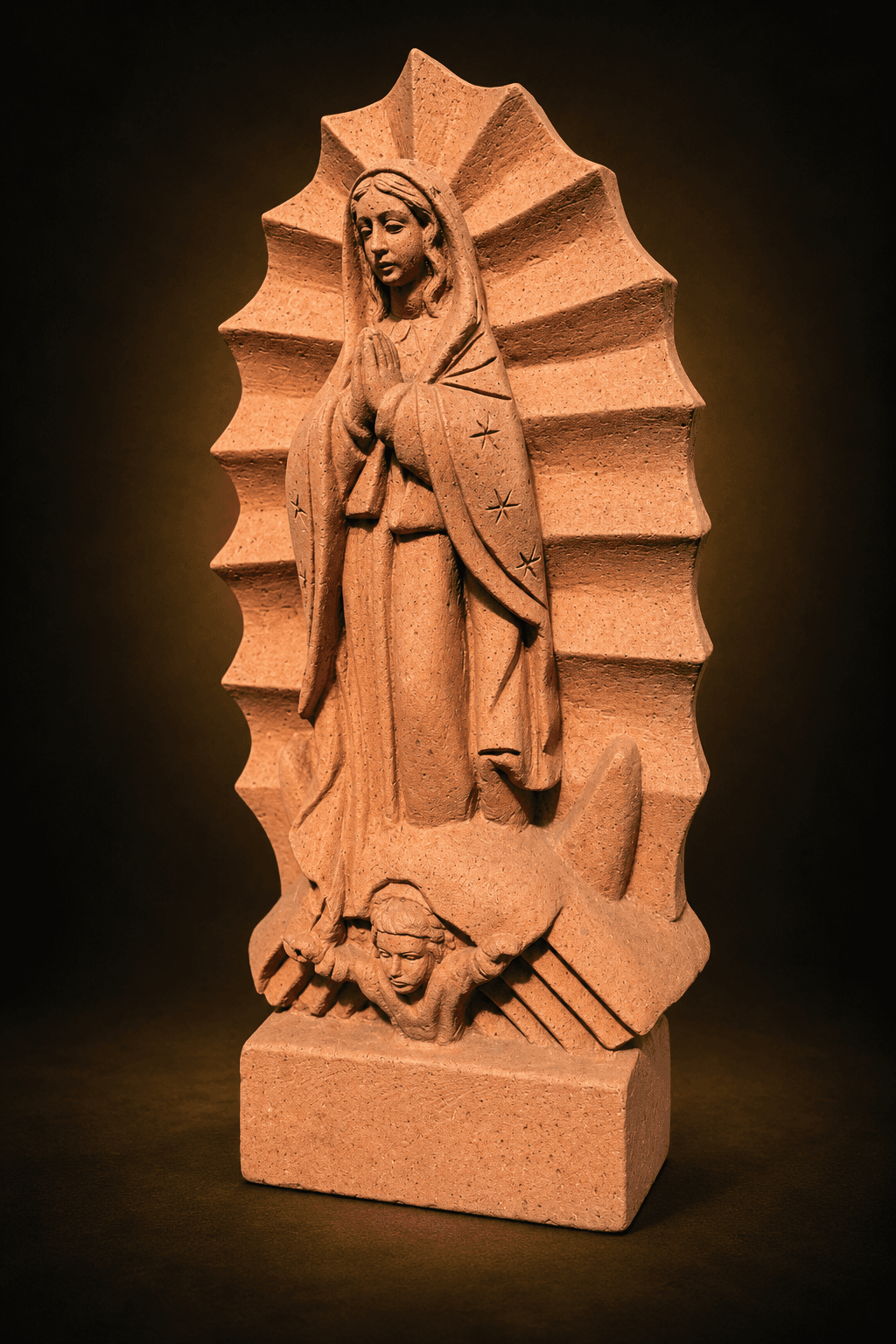 Virgen de Guadalupe en Relieve