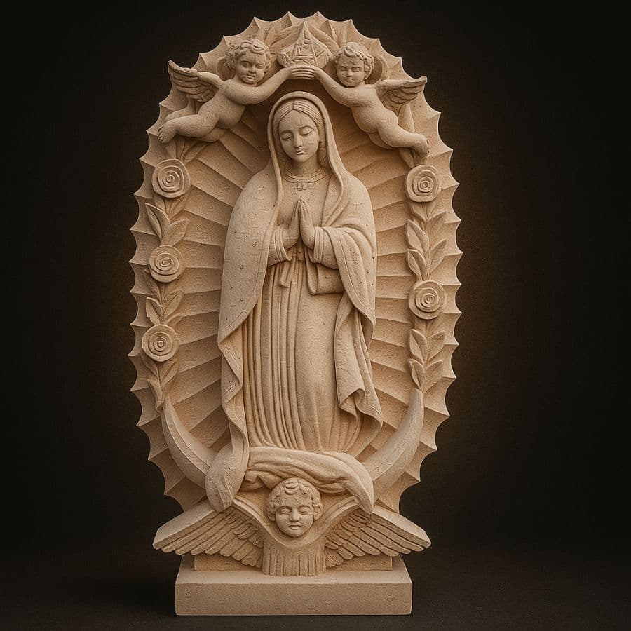 San Judas Tadeo en cantera beige